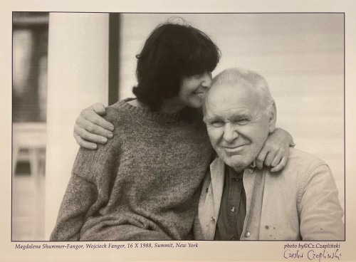 Fotografia, Czesław Czapliński „Magdalena Shummer- Fangor, Wojciech Fangor, 16 X 1988, Summit