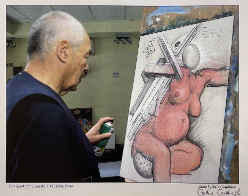 Photography, Czesław Czapliński „Franciszek Starowieyski, 7 VII 2004, Paryż", modern art