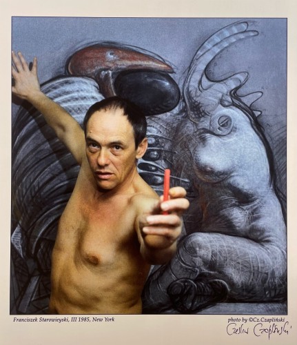 Fotografia, Czesław Czapliński „Franciszek Starowieyski, III 1985, New York"