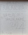Jacek Frąckiewicz, obraz akryl, 30 x 24 cm, „Na łące"