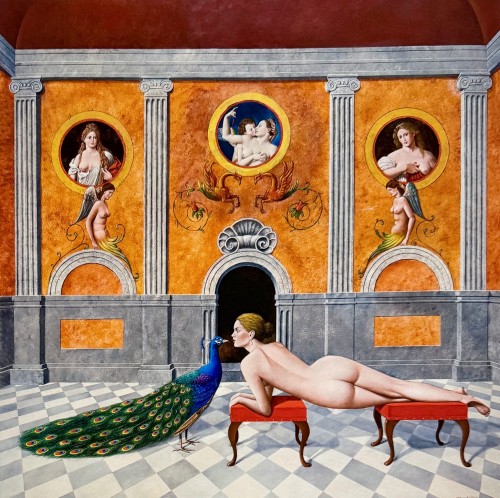 Rafał Olbiński, Inkography, „Don Giovani", 49 x 34 cm, modern art