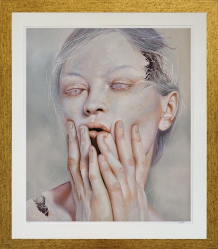 Inkography, "Revelations" Denys Molerio Peña, dimensions L 67*57cm, , modern painting, modern art