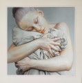 Denys Molerio, Inkografia, surrealizm, rozmiar L 56*56cm, "Pursuit of awarness" , obrazy współczesne, sztuka współczesna