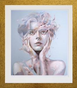 Inkography "Reckoning", 57 x 50 cm, Denys Molerio, contemporary paintings, contemporary art