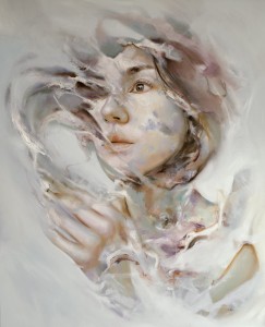 Oil painting on canvas, surrealism, abstraction, W/T, Denys Molerio Pena, 120 x 100 cm, contemporary paintings, contemporary art